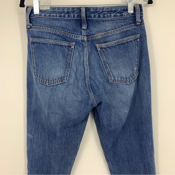 Lovers Friends womens 27 Logan High Rise Jeans distressed skinny tapered ankle - Picture 11 of 11